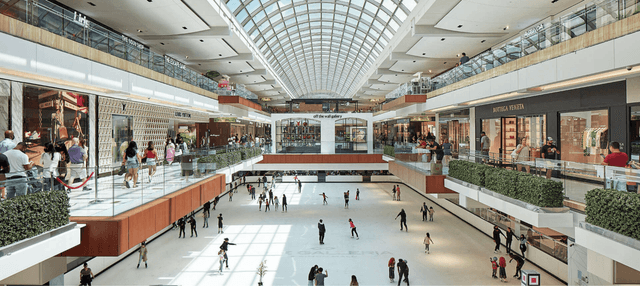 Ice at the Galleria